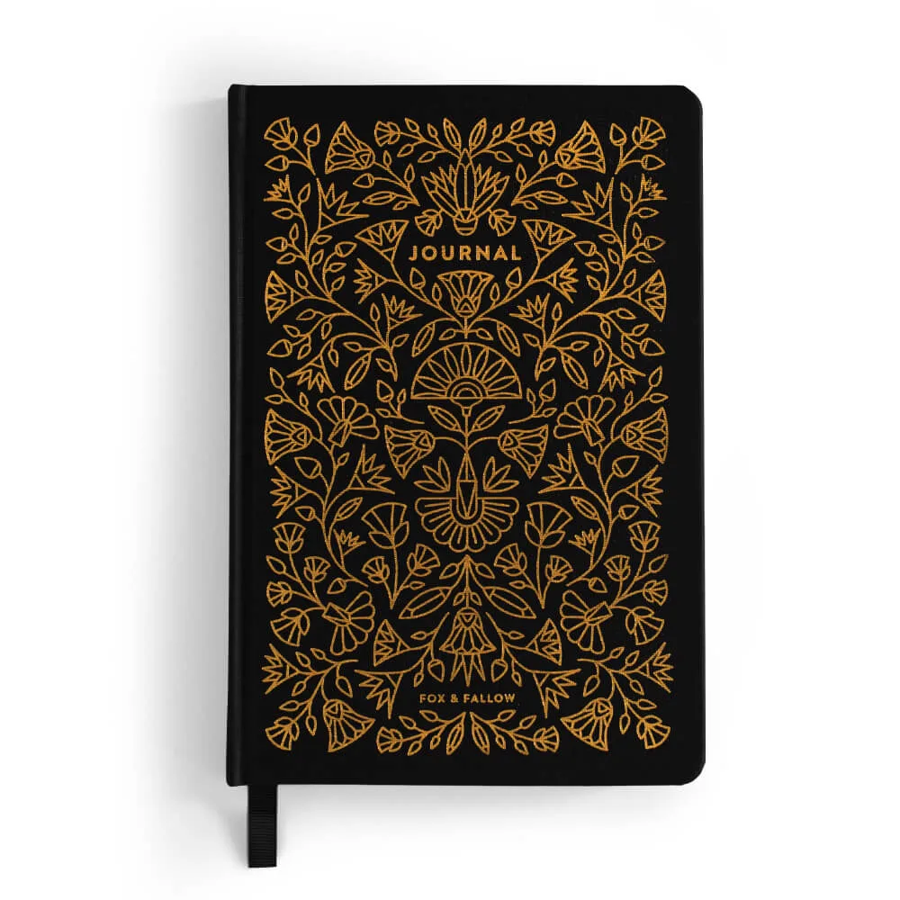 Fox & Fallow Obsidian dot / grid Journal