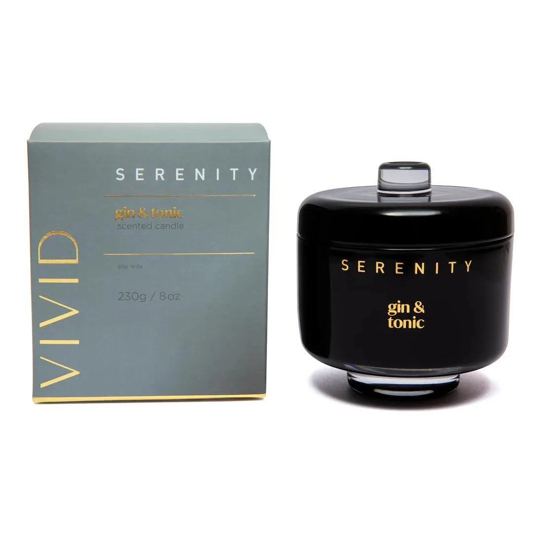 Serenity Home Fragrance Gin & Tonic Candle 230g