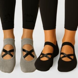 High Heel Jungle Pilates Grip Socks - 2 Pack