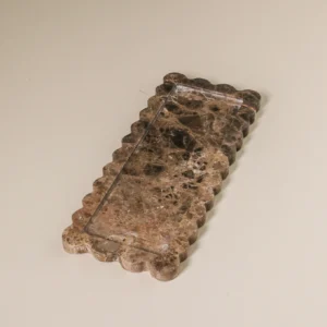 Juliette Tray Brown Emperador Marble