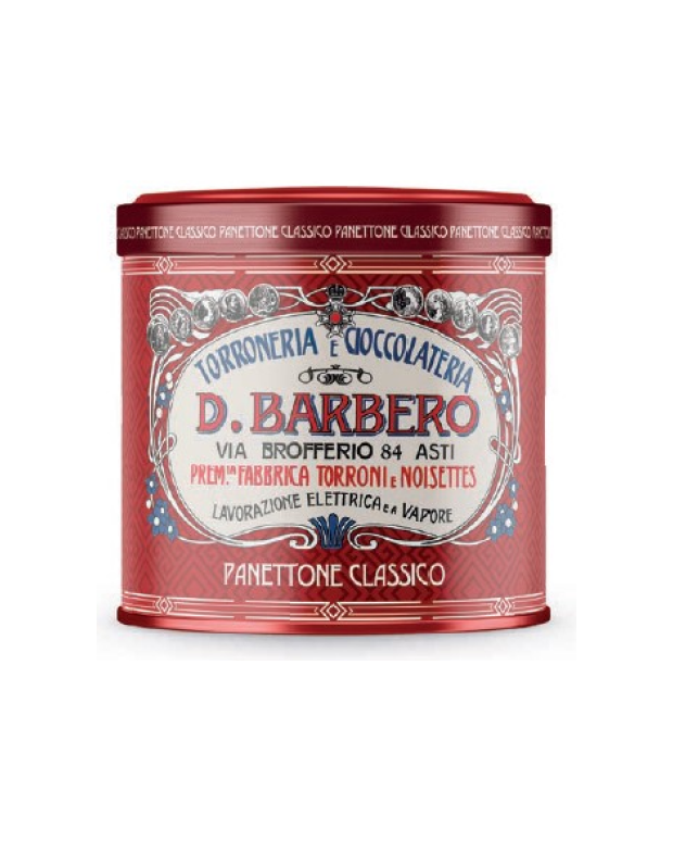 Barbero Panettone Classico in Metal Tin (750g)