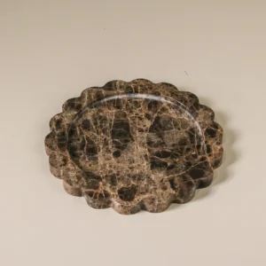 Calile Tray Brown Emperador Marble