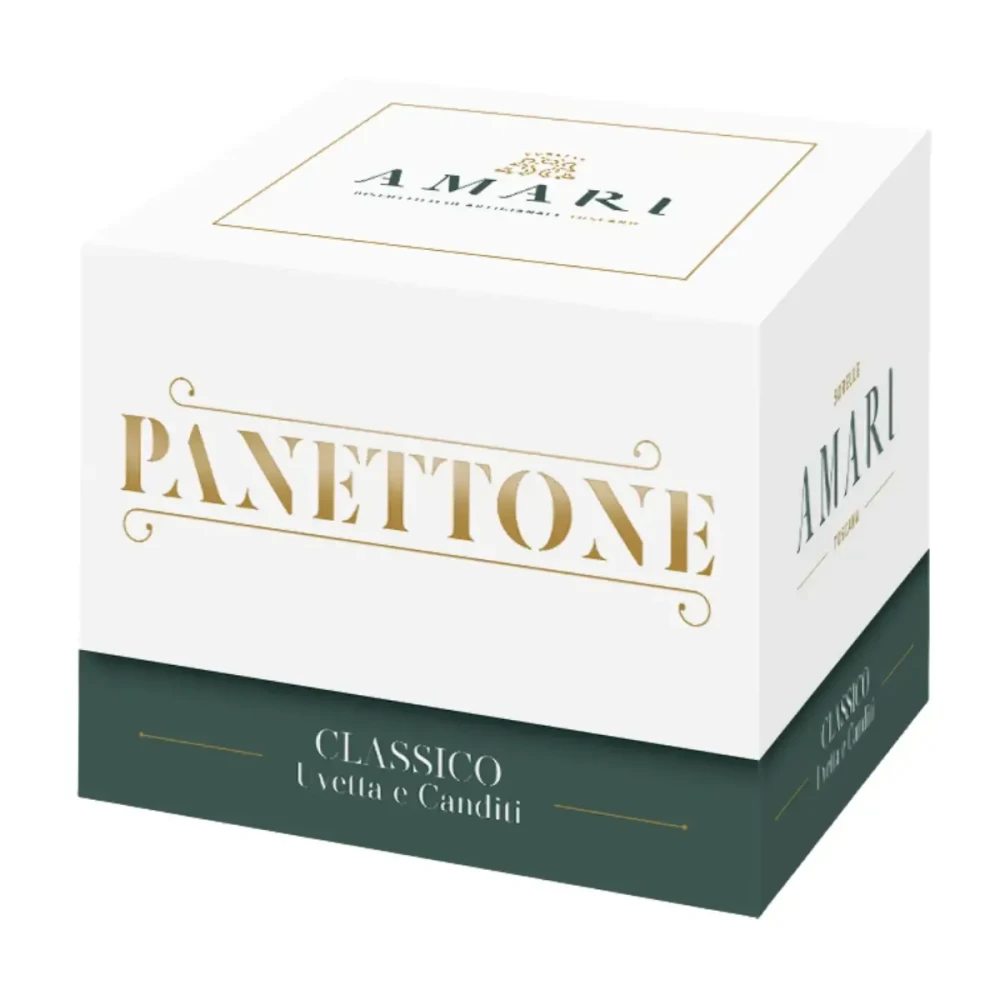 Amari Panettone Box Pistachio & White Chocolate 750g - Image 2
